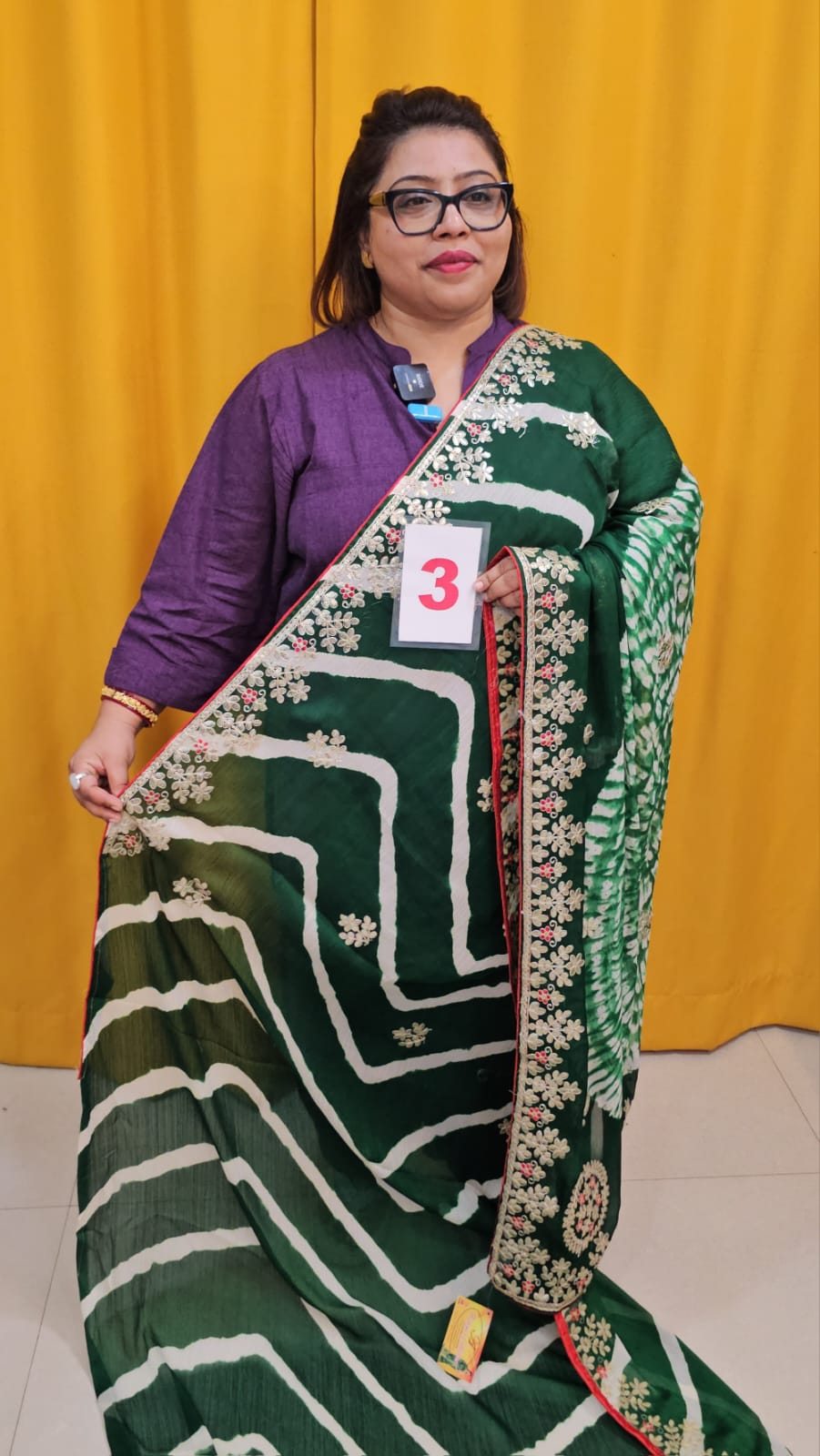 1ST SEP LIVE – MOSS CHIFFON SAREE (NO.3)