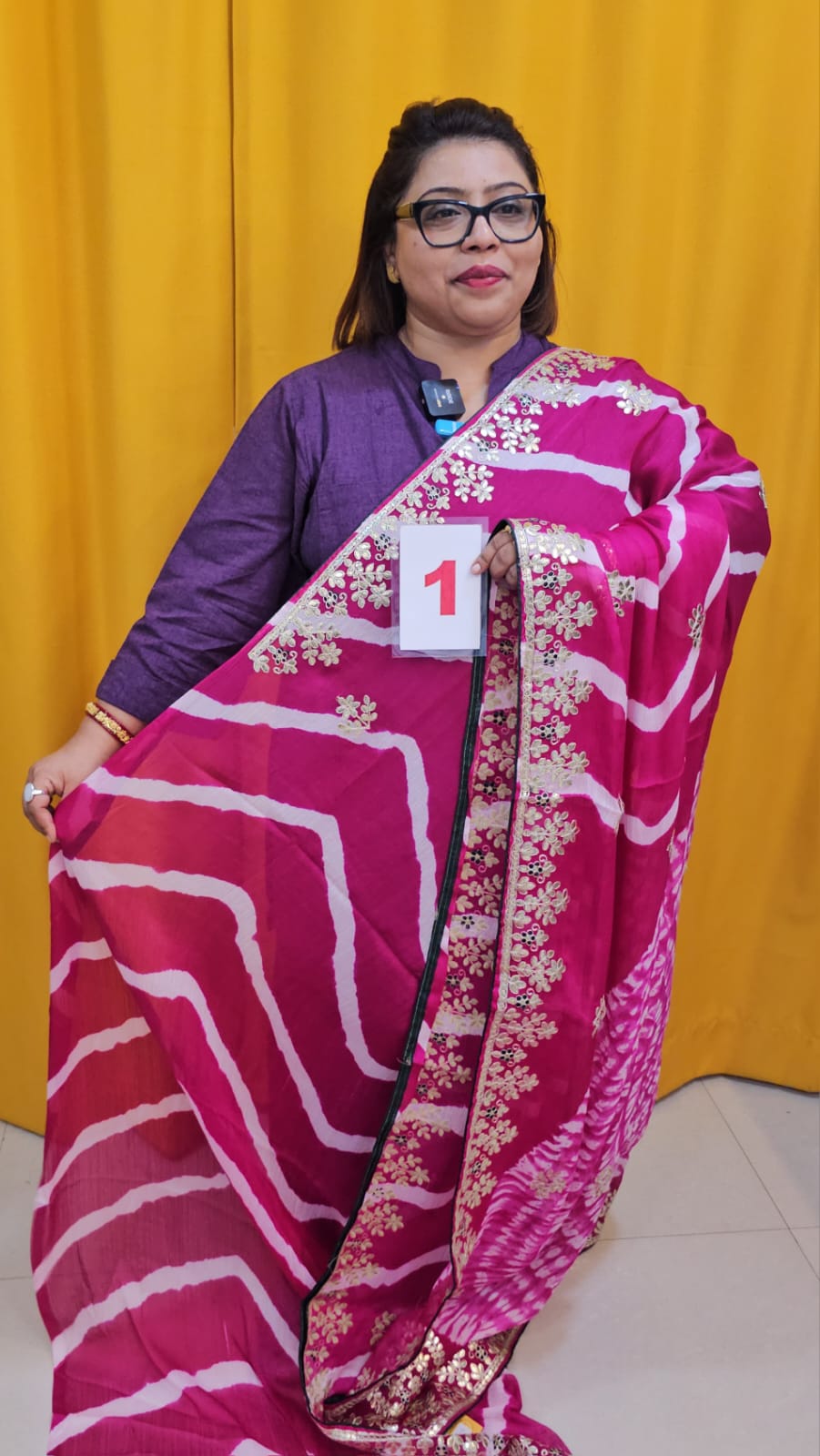 1ST SEP LIVE – MOSS CHIFFON SAREE (NO.1)