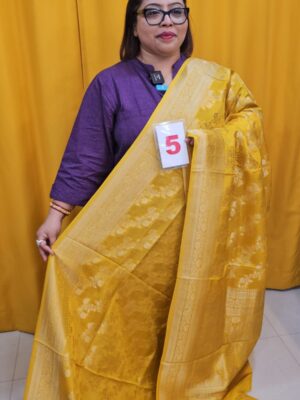 1ST SEP LIVE – GEORGETT SILK KHADDI SAREE (NO.5)