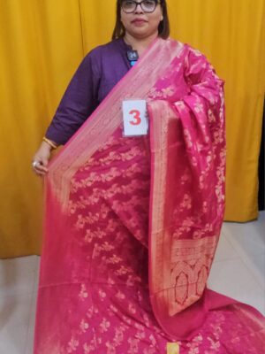 1ST SEP LIVE – GEORGETT SILK KHADDI SAREE (NO.3)