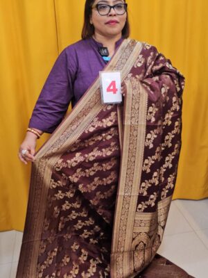 1ST SEP LIVE – GEORGETT SILK KHADDI SAREE (NO.4)