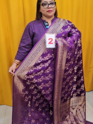 1ST SEP LIVE – GEORGETT SILK KHADDI SAREE (NO.2)