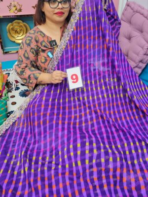 3RD SEP LIVE – MOSS CHIFFON SAREE (NO.9)