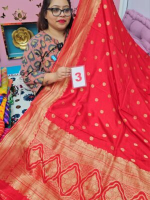 3RD SEP LIVE – PURE CREPE NIMZARI KHADDI SAREE (NO.3)