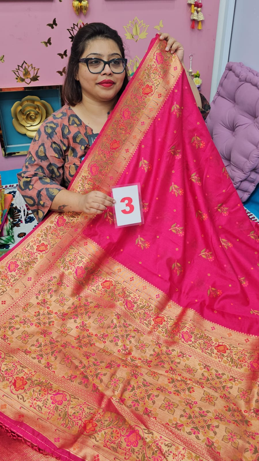 3RD SEP LIVE – PAITHANI KATAN BANARSI SAREE (NO.3)