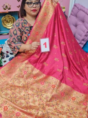 3RD SEP LIVE – PAITHANI KATAN BANARSI SAREE (NO.1)