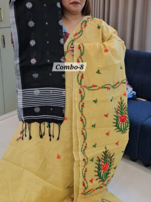 5TH SEP LIVE - KATHA HANDLOOM WITH KHADI COMBO - 8