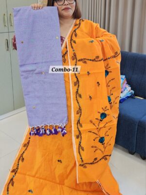 5TH SEP LIVE - KATHA HANDLOOM WITH KHADI COMBO -11