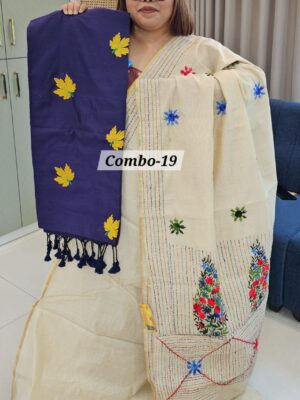 5TH SEP LIVE - KATHA HANDLOOM WITH KHADI COMBO -19