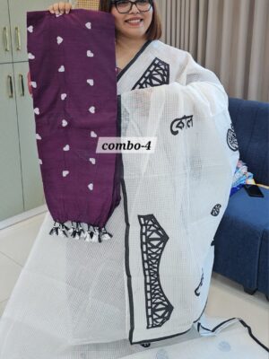 5TH SEP LIVE - KOTA HANDLOOM WITH KHADI COMBO -4
