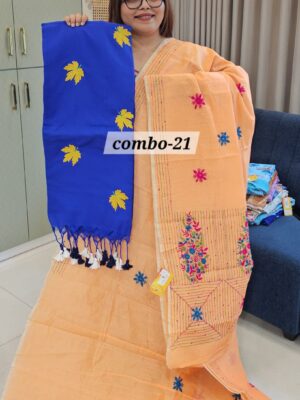 5TH SEP LIVE - KATHA HANDLOOM WITH KHADI COMBO -21
