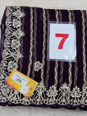 6TH SEP LIVE - MOSS CHIFFON SAREE (NO.7)