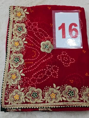 6TH SEP LIVE - MOSS CHIFFON SAREE (NO.16)