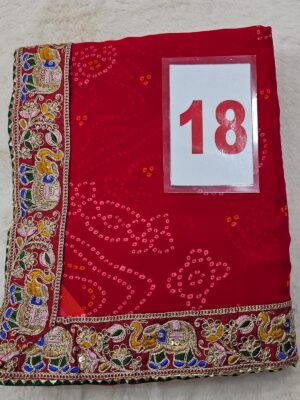 6TH SEP LIVE - MOSS CHIFFON SAREE (NO.18)