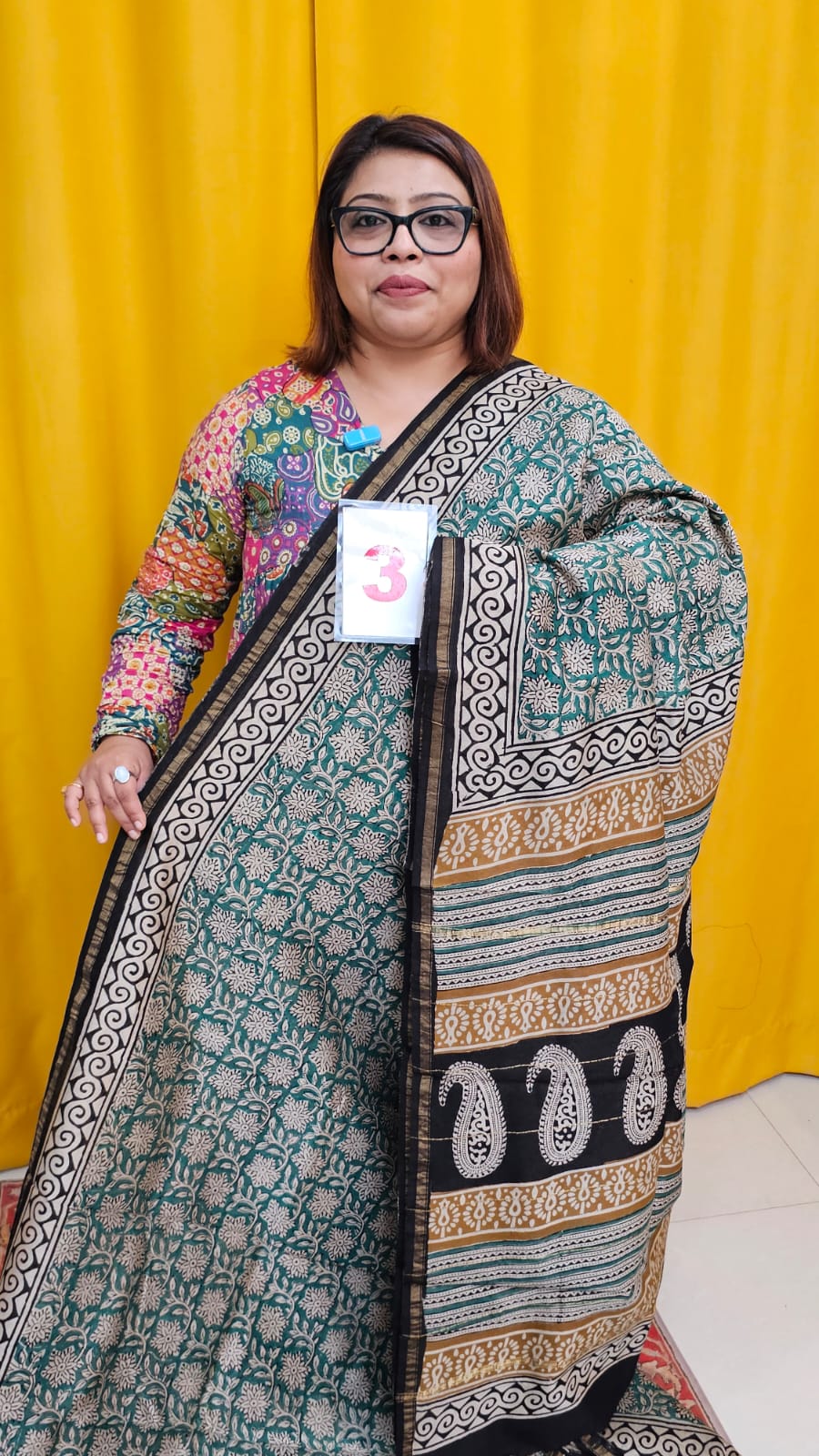 9TH SEP LIVE – PURE CHANDERI MAHESWARI SAREE (NO.3)