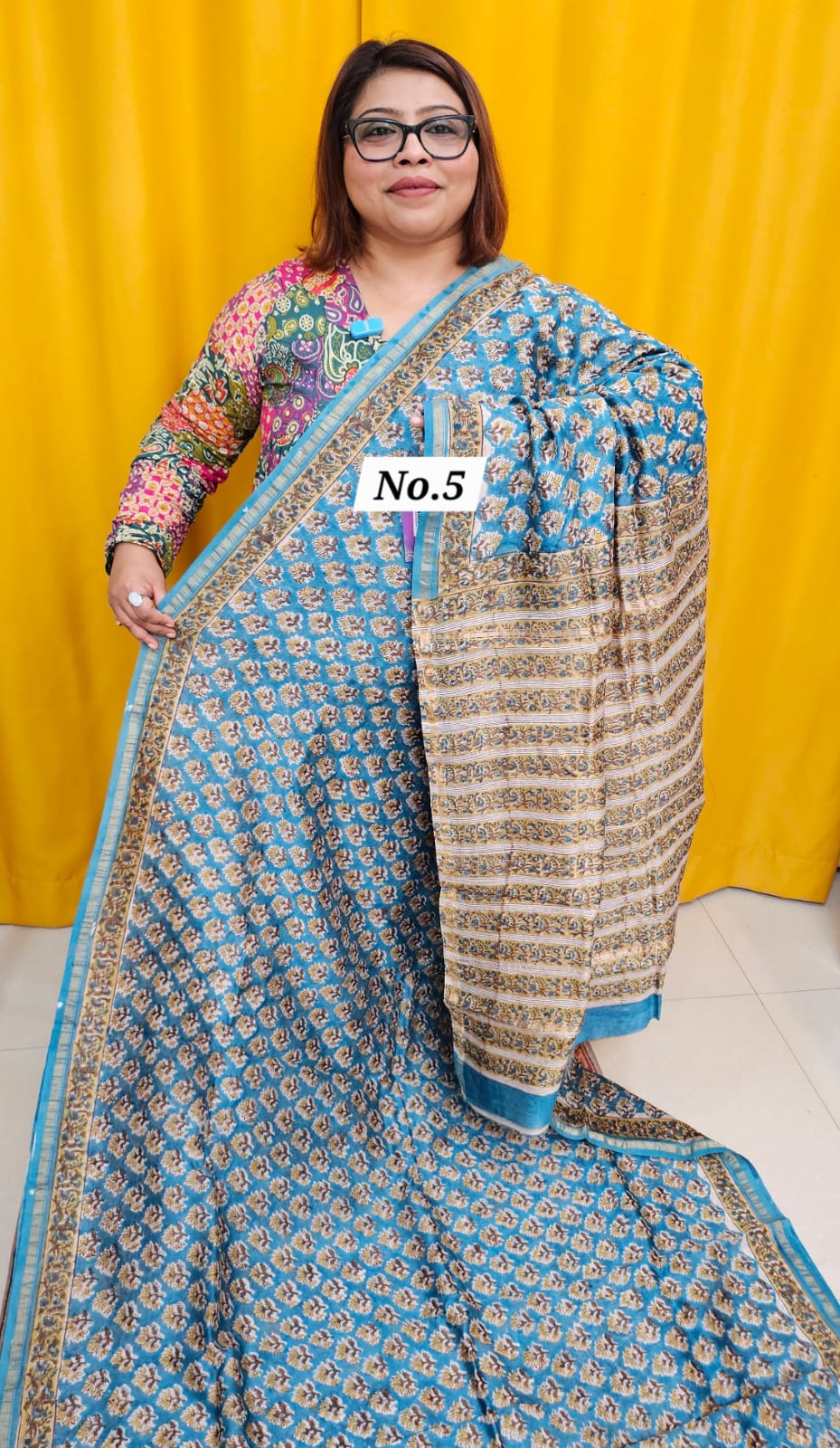 9TH SEP LIVE – PURE CHANDERI MAHESWARI SAREE (NO.5)