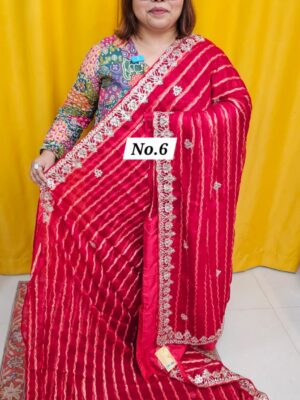 9TH SEP LIVE – MOSS CHIFFON SAREE (NO.6)