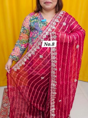 9TH SEP LIVE – MOSS CHIFFON SAREE (NO.8)