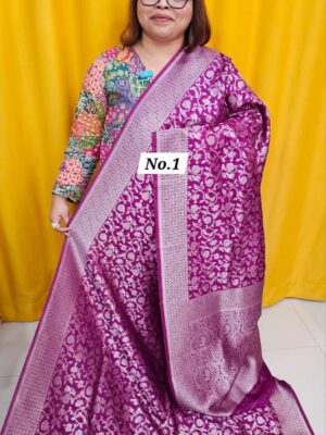9TH SEP LIVE – BANARAS SILK KHADDI SAREE (NO.1)