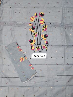 9TH SEP SALE – JAMDANI DRESS MATERIAL (NO.50)