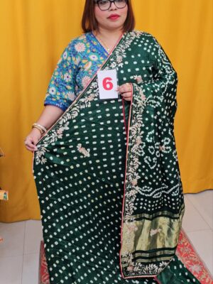13TH SEP LIVE – GAJJI BANDHEJ KATHDANA SAREE (NO.6)