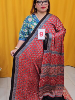 13TH SEP LIVE – PURE AJRAKH MODAL SILK SAREE (NO.9)