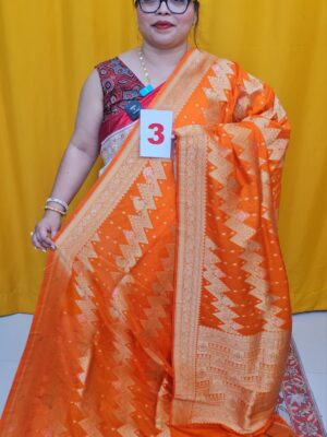 14TH SEP 2ND LIVE – GEORGETTE SILK KHADDI SAREE (NO.3)