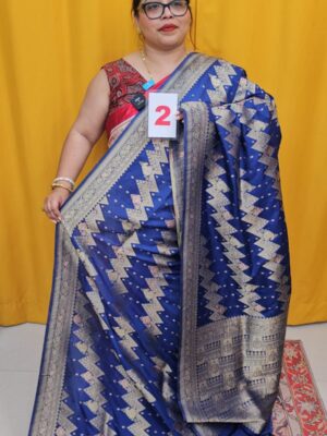 14TH SEP 2ND LIVE – GEORGETTE SILK KHADDI SAREE (NO.2)