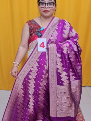 14TH SEP 2ND LIVE – GEORGETTE SILK KHADDI SAREE (NO.4)