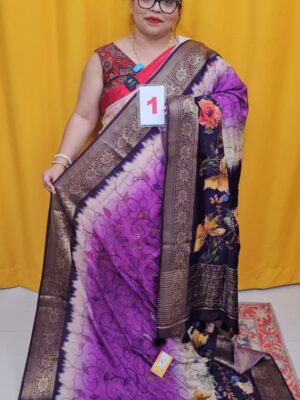 14TH SEP 2ND LIVE – DIJITAL HAND KATHA CREAPE SILK SAREE (NO.1)