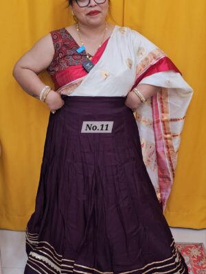14TH SEP 2ND LIVE –  READY MADE SKIRT {FREE SIZE UP TO 44 WAIST} (NO.11)