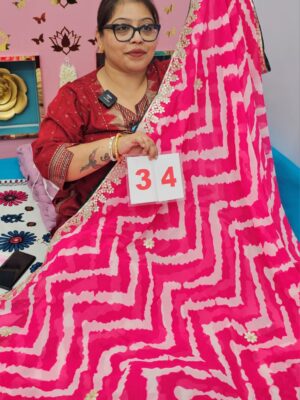 16TH SEP LIVE – MOSS CHIFFON SAREE (NO.34)