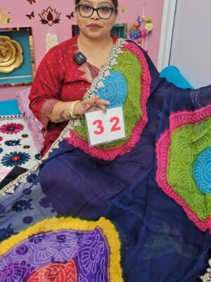 16TH SEP LIVE – MOSS CHIFFON SAREE (NO.32)
