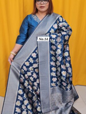 23RD SEP LIVE – GEORGETTE SILK KHADDI SAREE (NO.14)