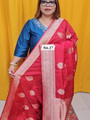 23RD SEP LIVE – TUSSAR INDIAN SILK SAREE (NO.17)