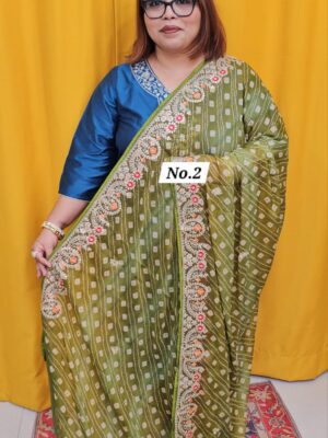 23RD SEP LIVE – MOSS CHIFFON SAREE (NO.2)