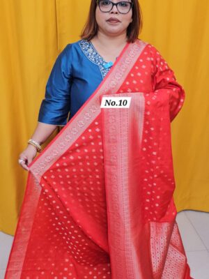 23RD SEP LIVE – GEORGETTE SILK KHADDI SAREE (NO.10)