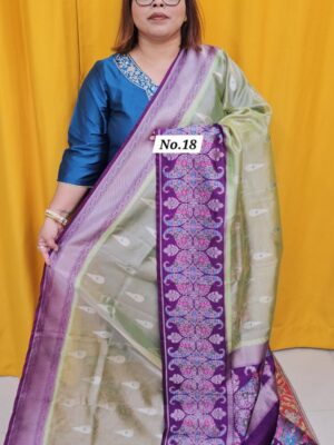 23RD SEP LIVE –  GEORGETTE SILK KHADDI SAREE (NO.18)