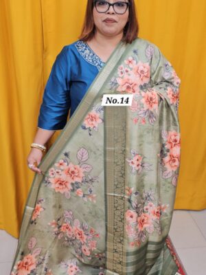 23RD SEP LIVE –  MOSS SILK SAREE (NO.14)