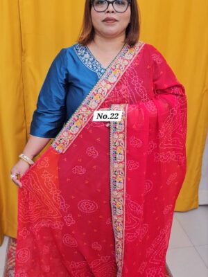 23RD SEP LIVE –  MOSS CHIFFON SAREE (NO.22)