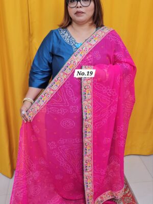 23RD SEP LIVE –  MOSS CHIFFON SAREE (NO.19)