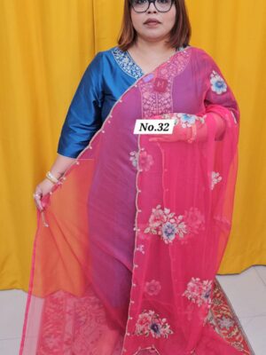 23RD SEP LIVE –  MOSS CHIFFON SAREE (NO.32)