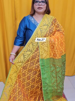23RD SEP LIVE –  KATHDANA JAMDANI SAREE (NO.27)