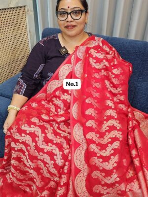 25TH SEP MEGA SALE LIVE – RUSSIAN CREPE MODAL SILK SAREE (NO.1)