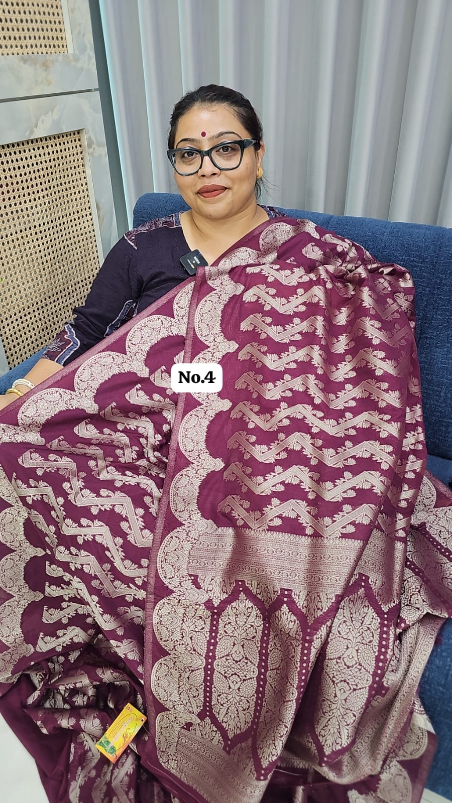 25TH SEP MEGA SALE LIVE – RUSSIAN CREPE MODAL SILK SAREE (NO.4)