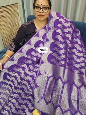 25TH SEP MEGA SALE LIVE – RUSSIAN CREPE MODAL SILK SAREE (NO.6)