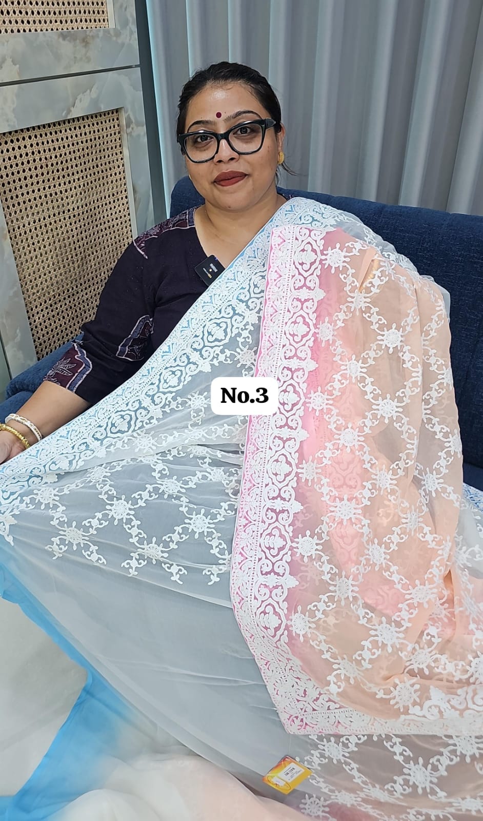 25TH SEP MEGA SALE LIVE – EMBROIDERED SAREE (NO.3)