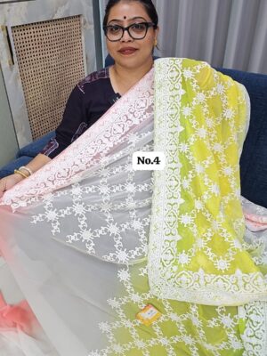 25TH SEP MEGA SALE LIVE –  EMBROIDERED SAREE (NO.4)