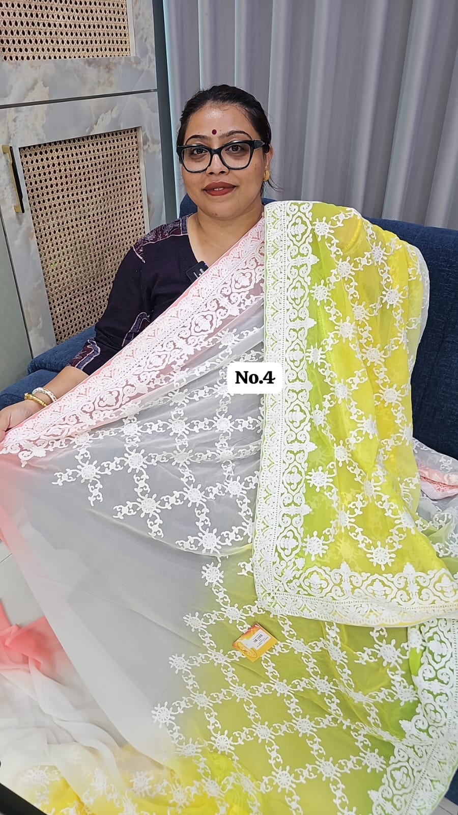 25TH SEP MEGA SALE LIVE – EMBROIDERED SAREE (NO.4)