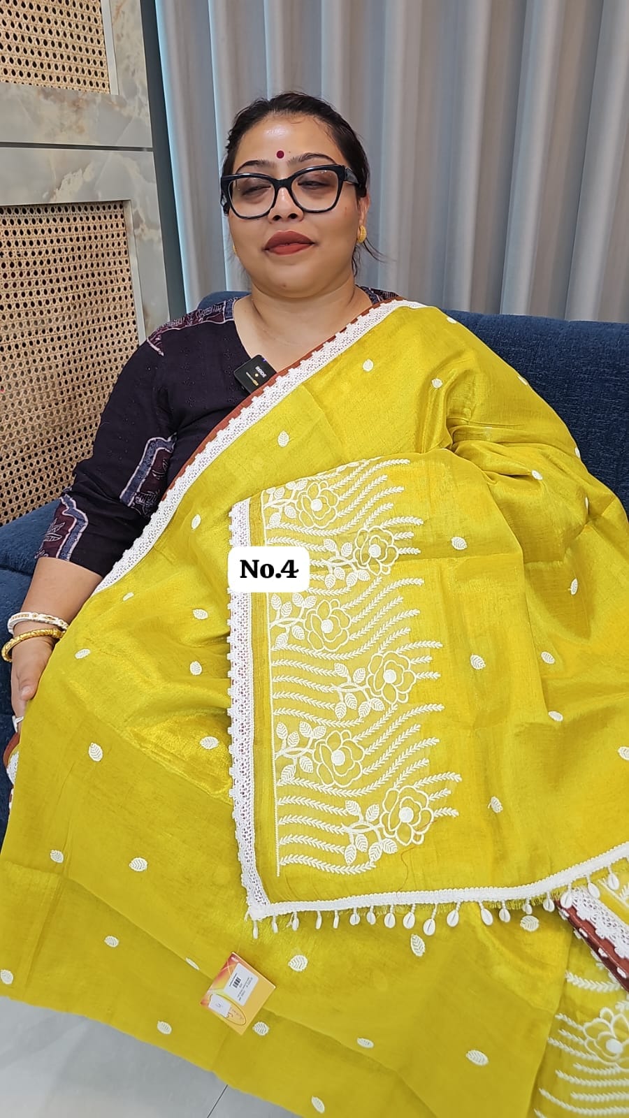 25TH SEP MEGA SALE LIVE – KHADI TISSUE SAREE (NO.4)